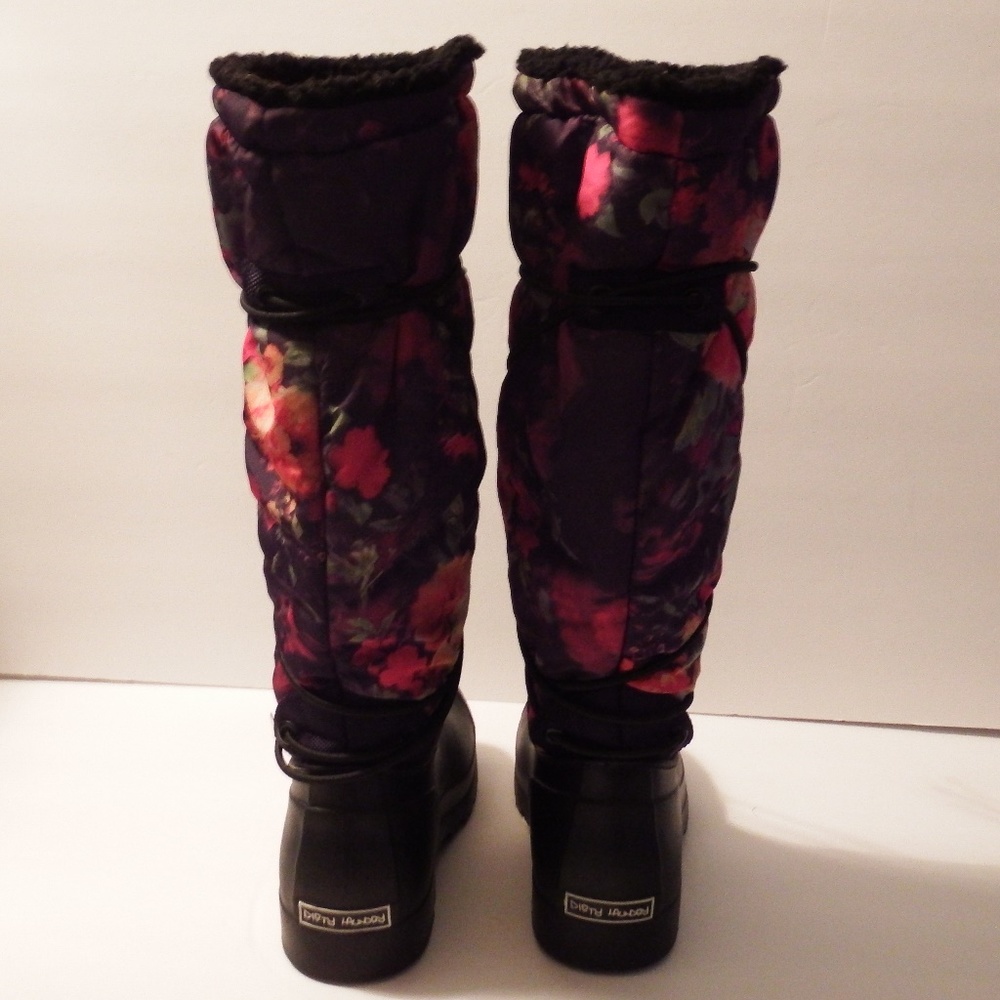 🚫Sold🚫Dirty Laundry Floral High Boots Size 7 - Picture 4 of 6
